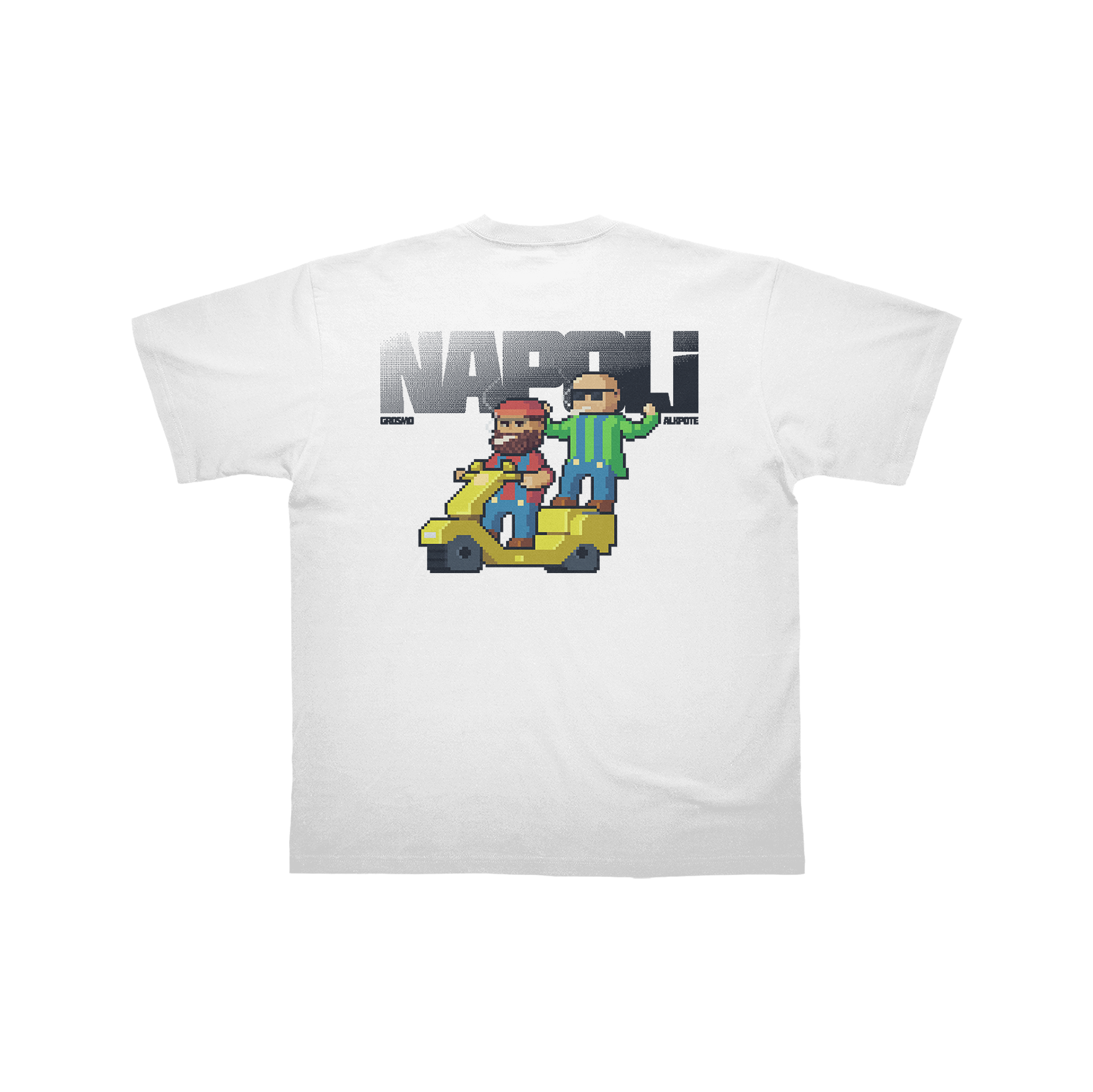 T-SHIRT BLANC "NAPOLI"