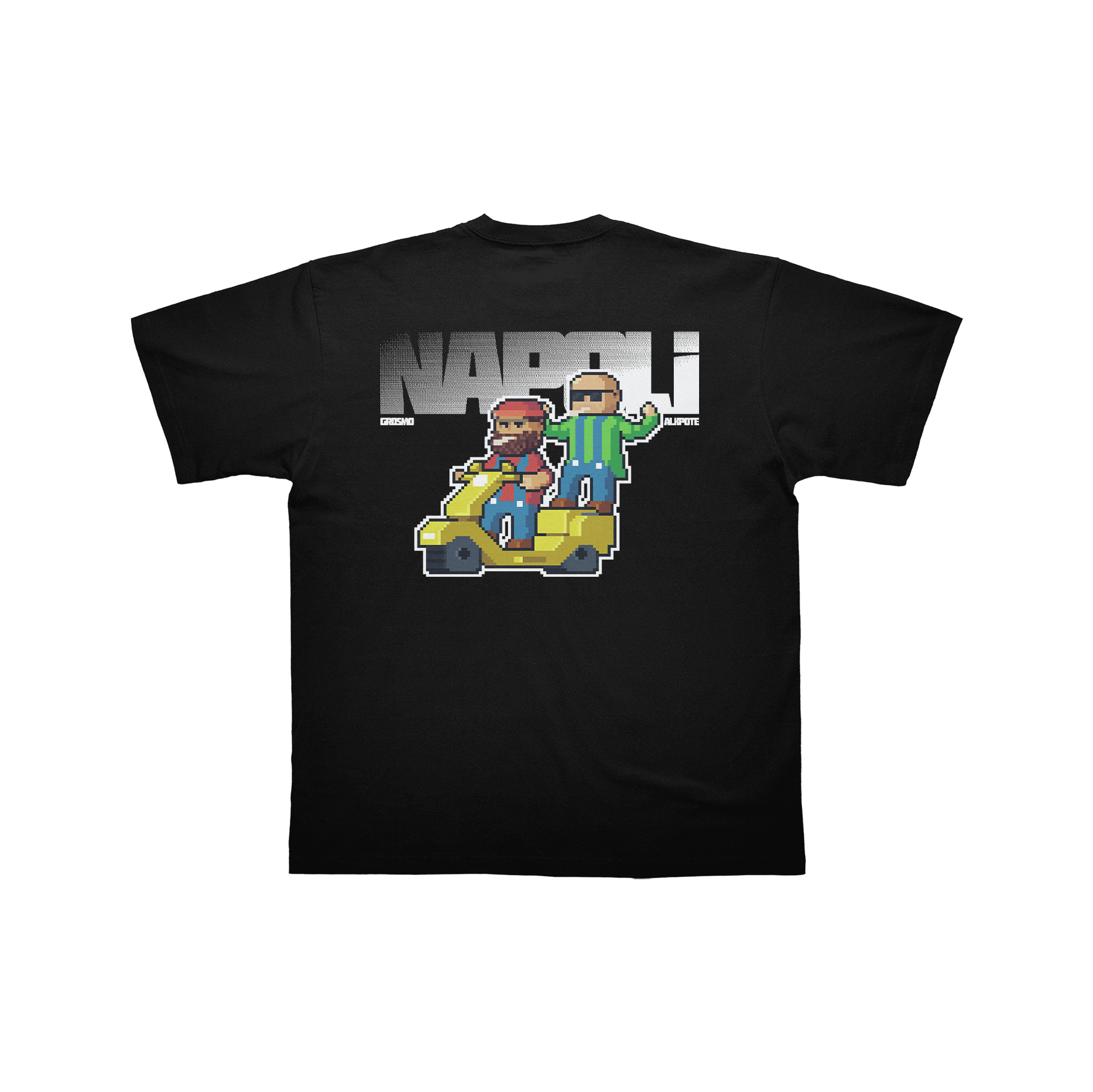 T-SHIRT NOIR "NAPOLI"