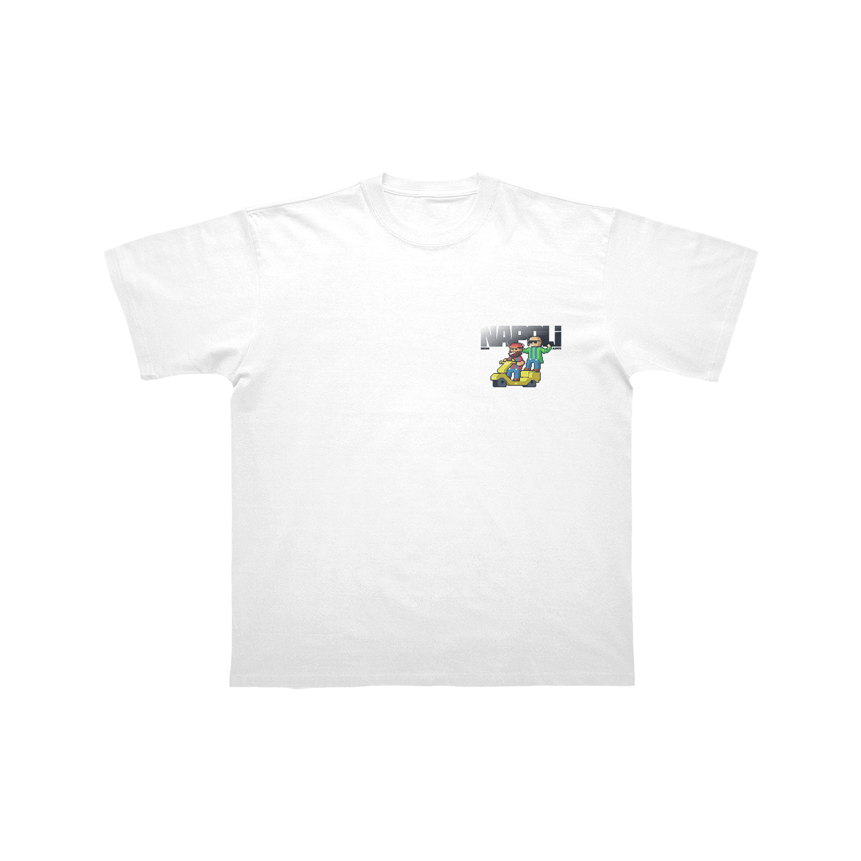 T-SHIRT BLANC "NAPOLI"